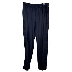 NWT J. Jill Navy Blue LInen Stretch Pants, S Tall